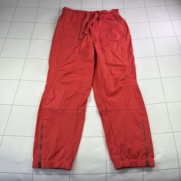 Free People Pants Womens Large Pink Red All Time Trekker Cargo Movement Hiking - Picture 2 of 13
